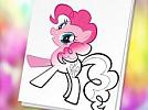 Cute Pony Coloring Book