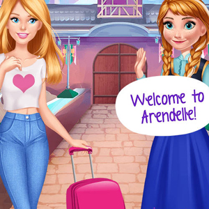 Jogue Vestir-se Barbie em Arendelle, um jogo de Barbie