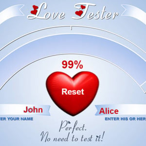 Testador De Amor, Jogar Love Tester