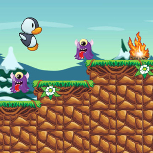 Jogo Penguin Run 3D no Jogos 360