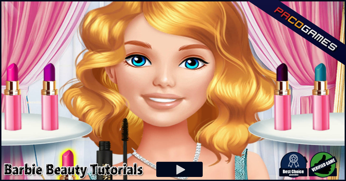 Barbie Beauty Tutorials | Play the Game for Free on PacoGames