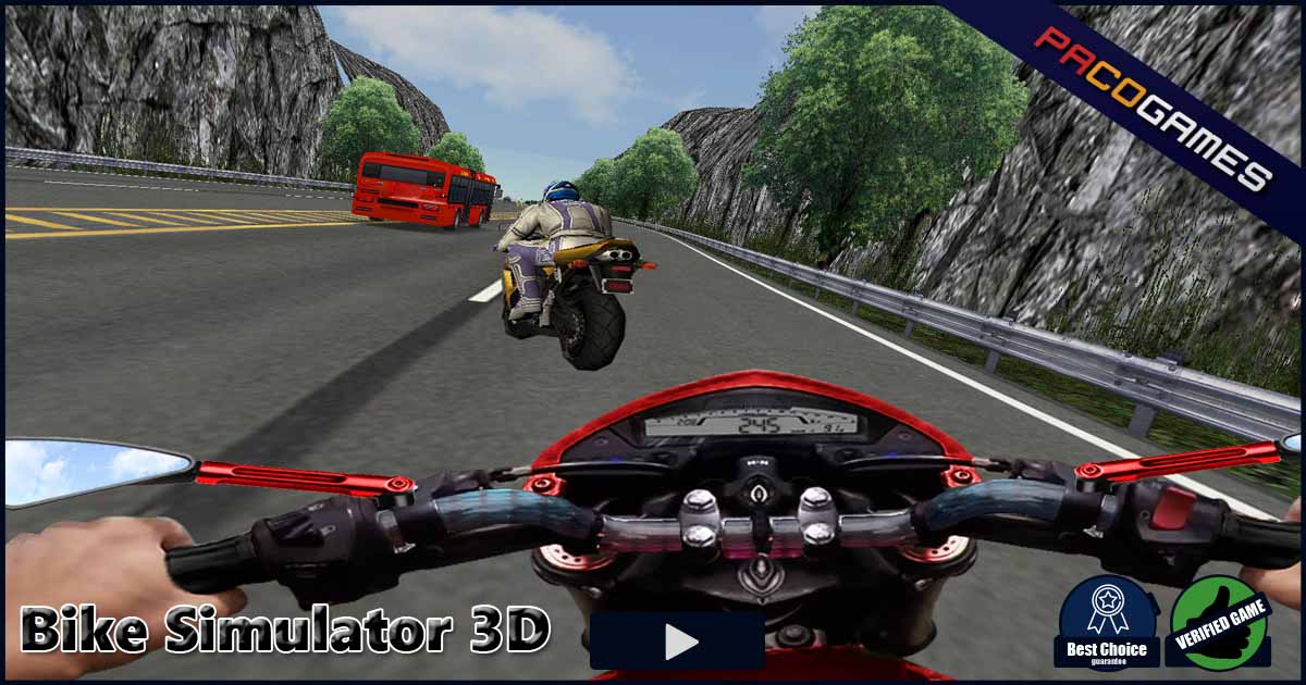 3D Moto Simulator  Play the Game for Free on PacoGames