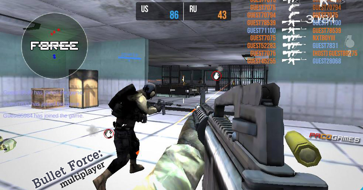 play bullet force unity