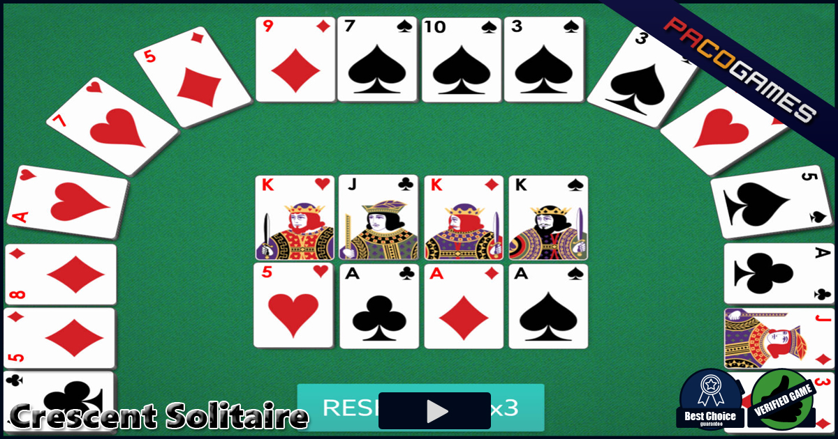 crescent solitaire online