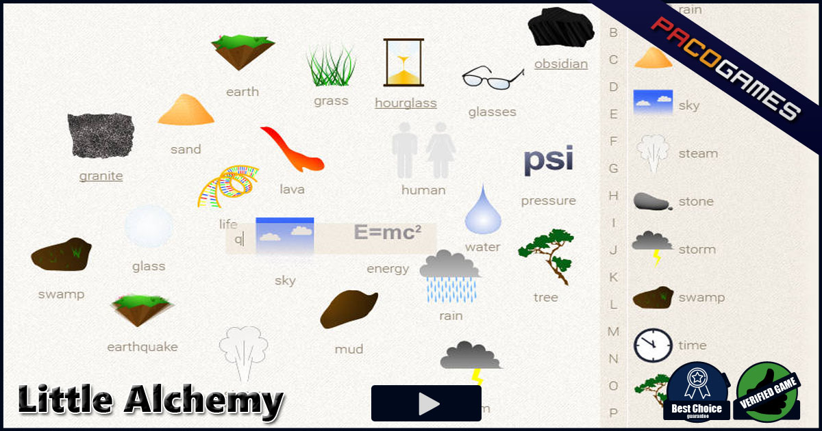 little alchemy cheat sheet little alchemt