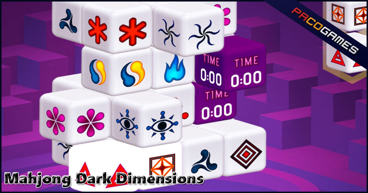 3d Mahjong Dark