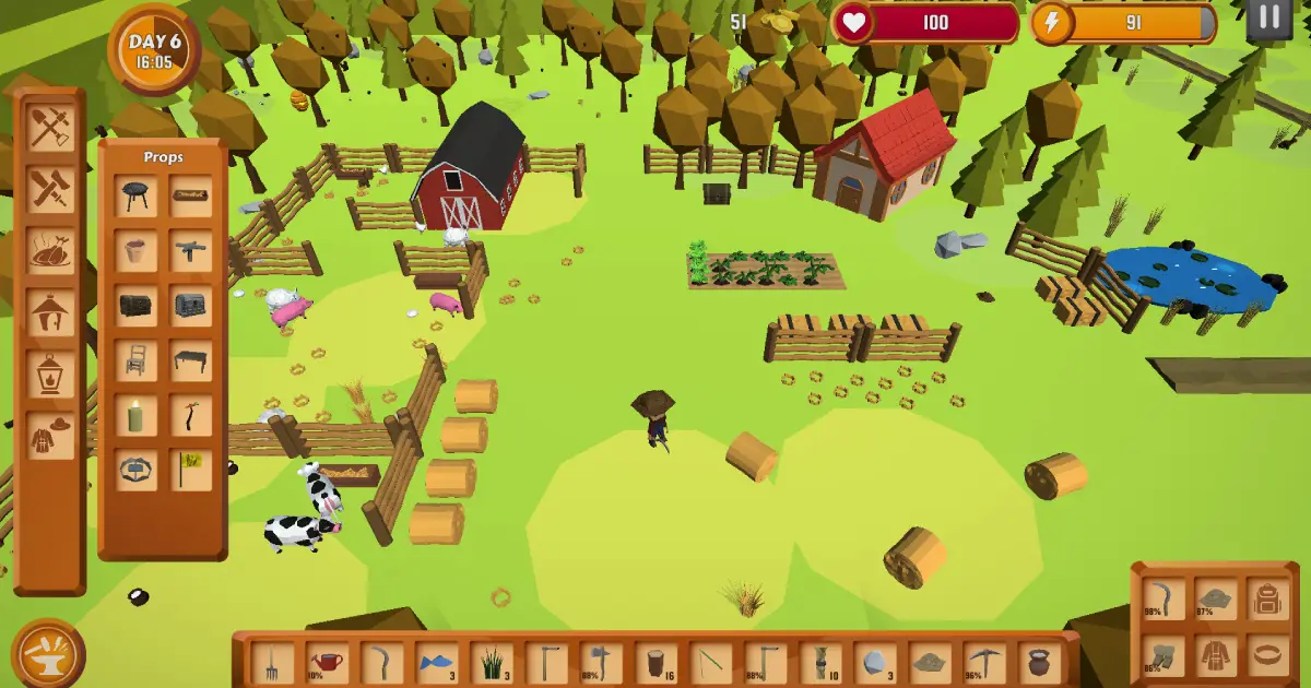 Mini Farm | Play the Game for Free on PacoGames