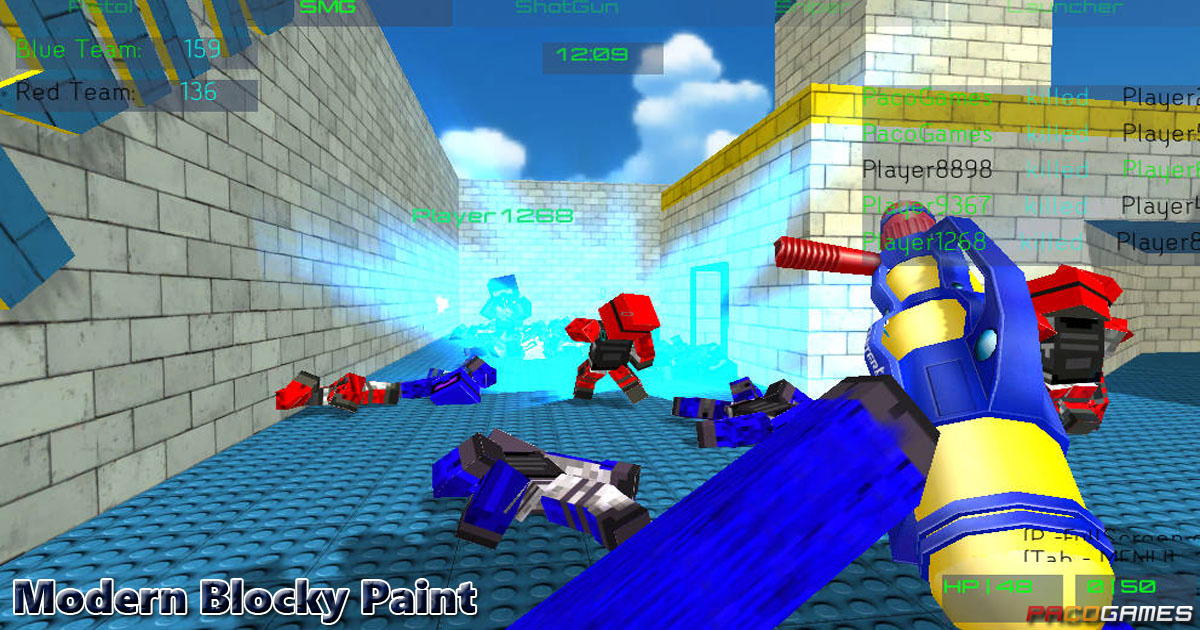 Modern Blocky Paint Play The Game For Free On Pacogames