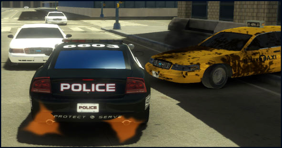 car driving games police