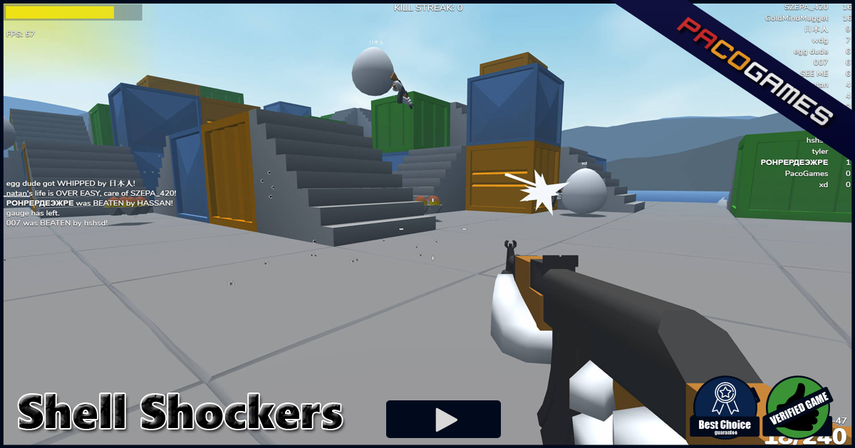 Shell Shockers Play The Game For Free On Pacogames