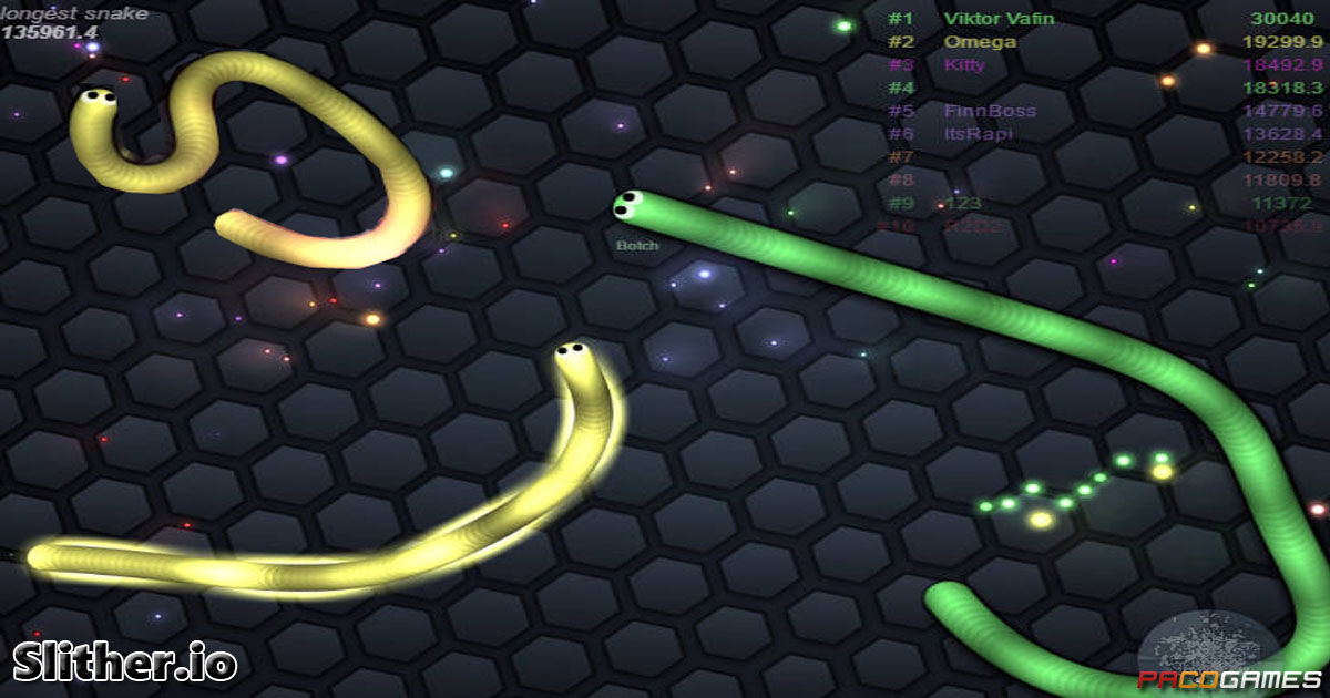 Slither.io 🕹️ Two Player Games