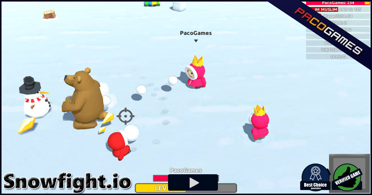 Snowfight.io | Play the Game for Free on PacoGames