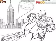 Batman Cartoon Coloring