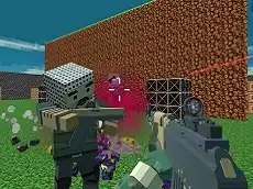 Shooting Blocky Combat Swat GunGame Survival