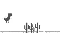 T-Rex Dino game (Chrome no internet game)