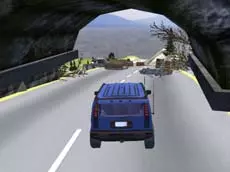 Uphill Jeep Driving