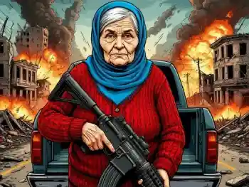 Grandma with machine gun: Apocalypsis