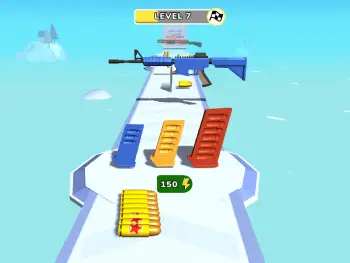 Snake Of Bullets: Collect And Shoot!