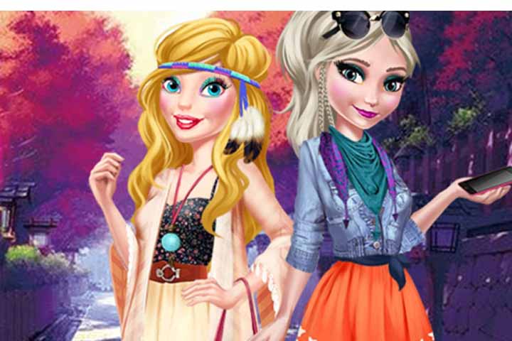 Barbie vs best sale elsa game