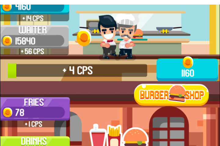 Burger Clicker 🕹️ Play Now on GamePix