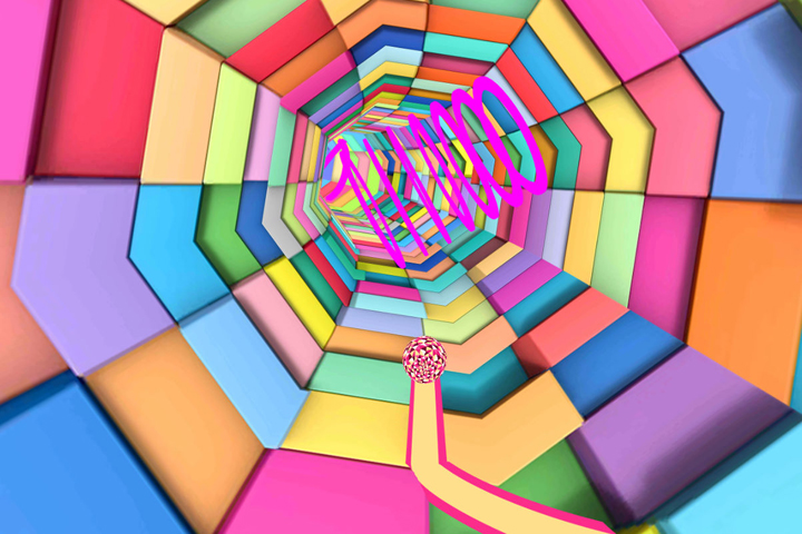 Playground tunnel, Color tunnel game