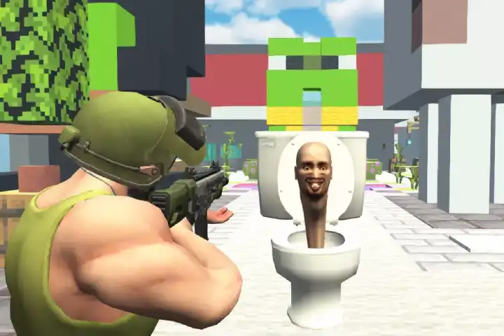 Testando os Melhores Jogos do Skibidi Toilet 🧔🔫🚽 