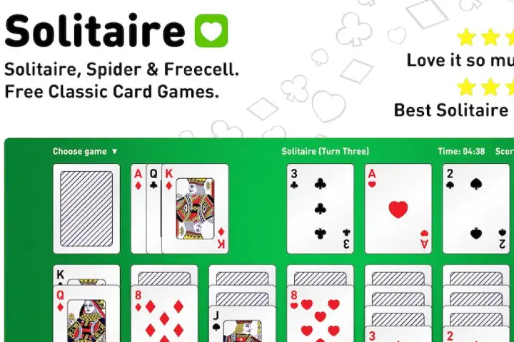 Play Solitaire, Freecell and Spider on your phone