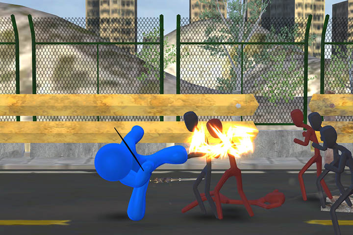 STICKMAN FIGHTER 3D: FISTS OF RAGE free online game on