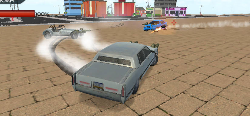 Crunched Metal - Drifting wars game Crunched Metals: Drifting wars. 3D action driving game with cars extended about weapons