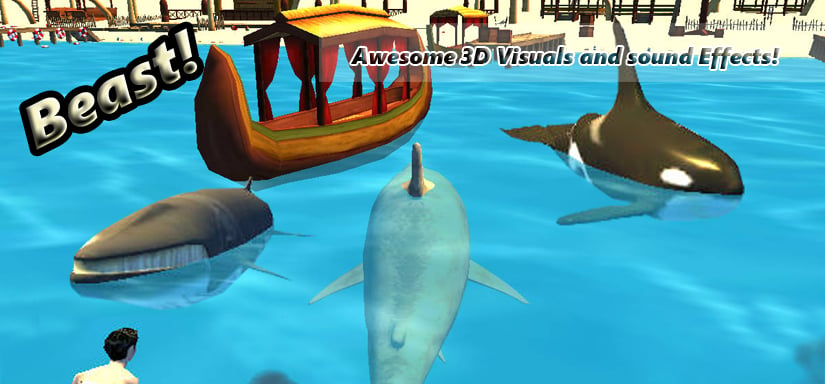 Shark Simulator Beach Killer Pacogames Com