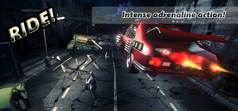 Zombie Show action Zombie show action driving game - gameplay image