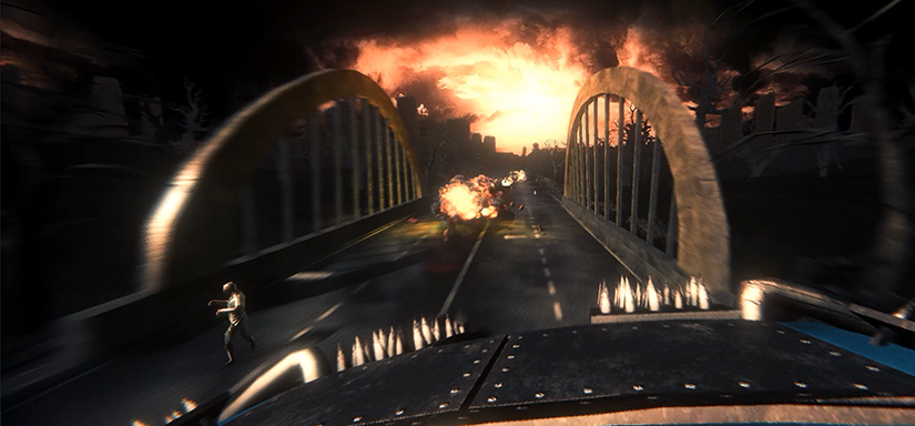 Zombie Show action 4 Zombie show action driving game - gameplay image